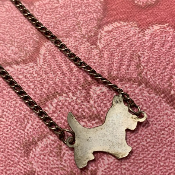 1960’s Scotty Dog Vintage Girl’s Necklace - Picture 3 of 4